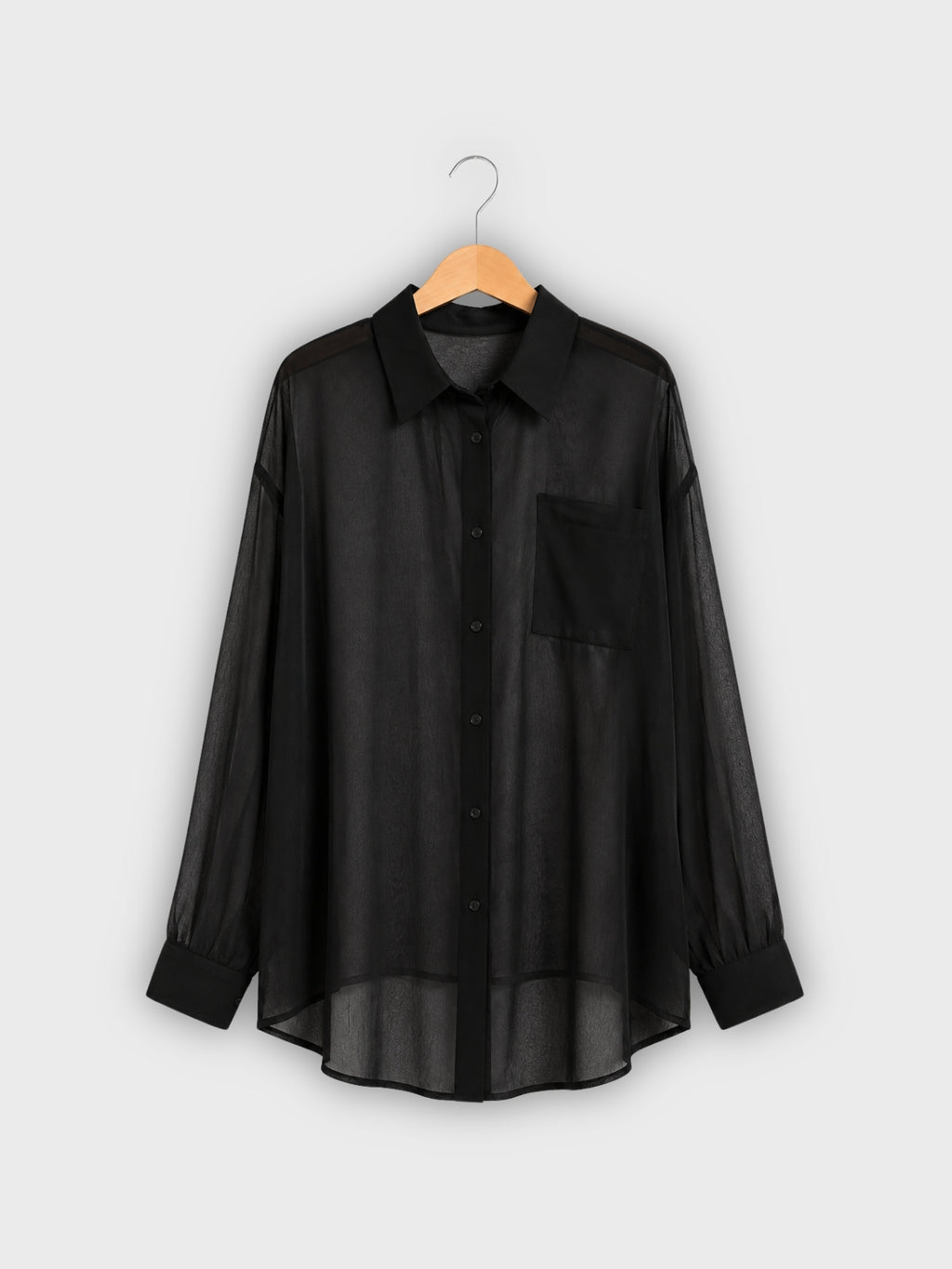 Black Button-Up Shirt