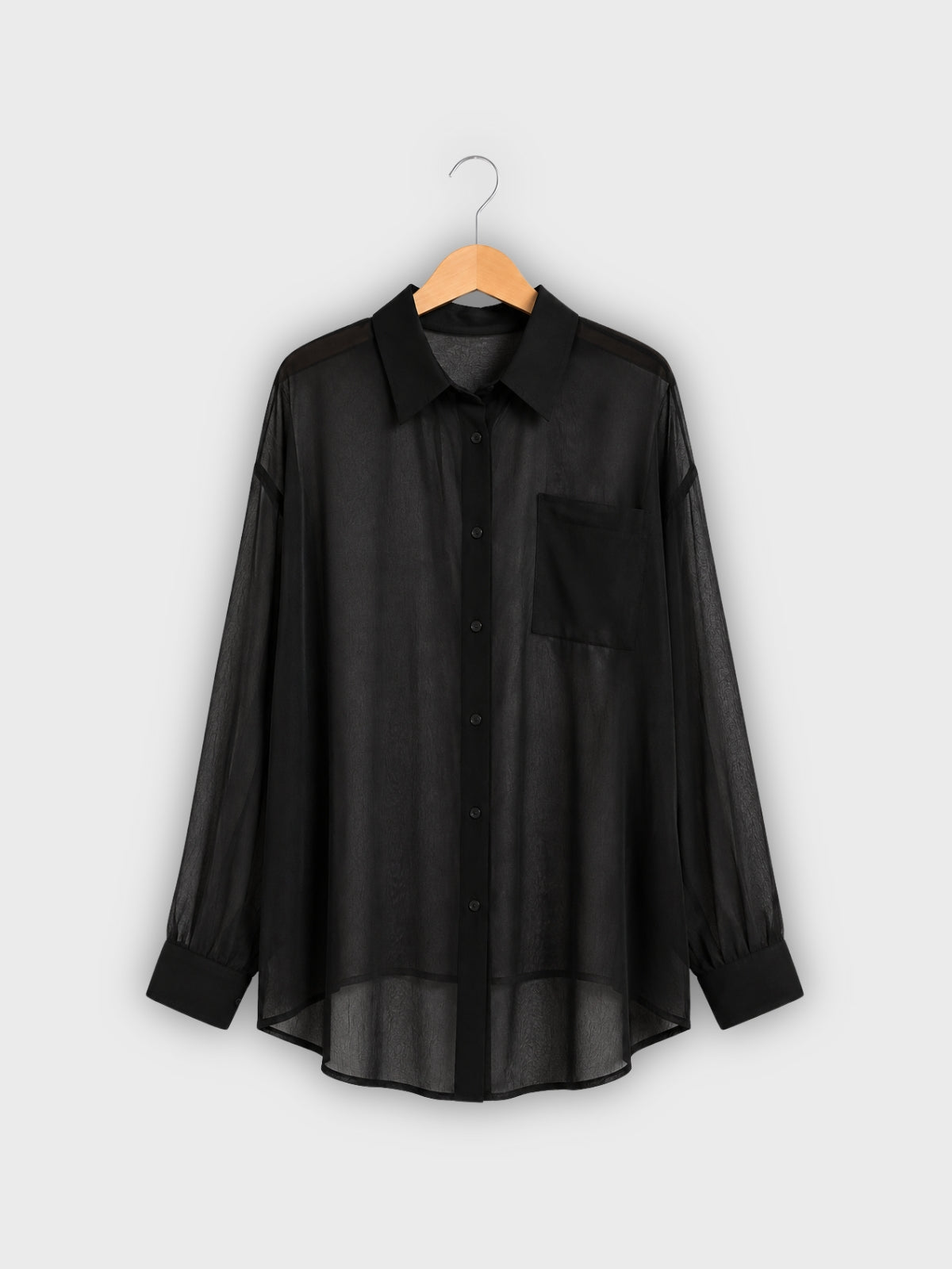 Black Button-Up Shirt