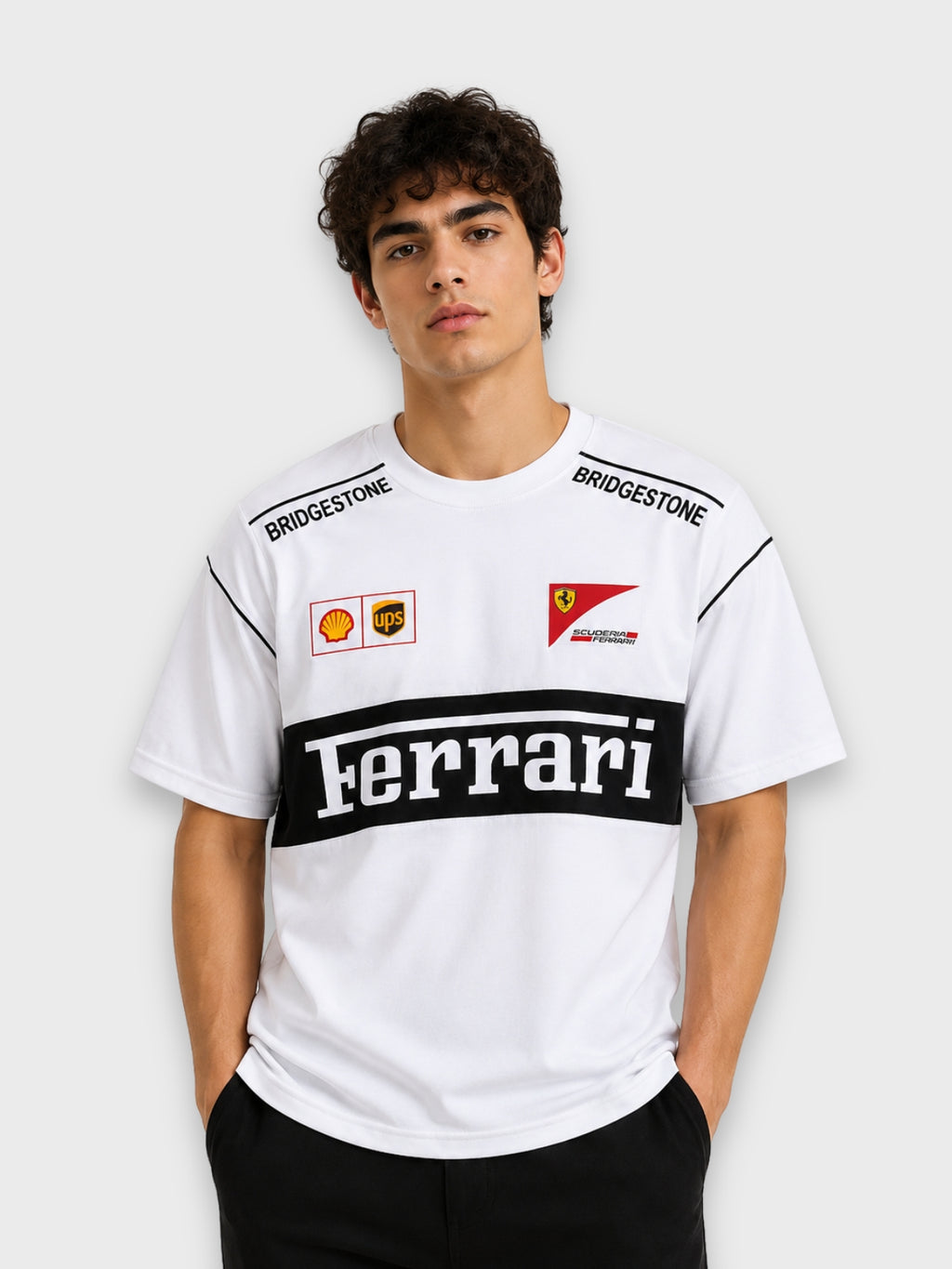 Racing Club White Tee