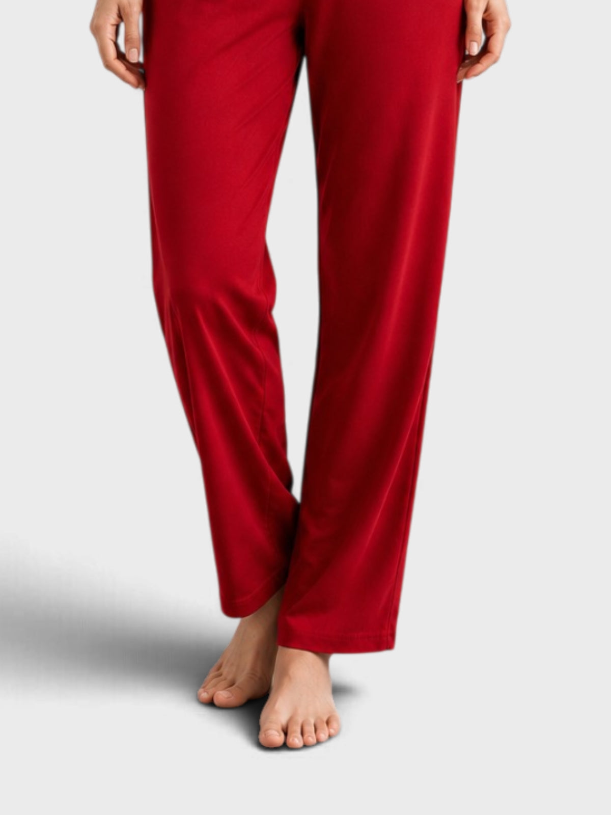 Crimson "Sundays" Statement Pajama Set