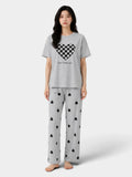 Love Grid Night Suit