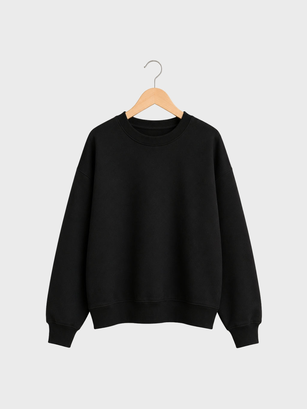 Classic Black Oversized Sweatshirt