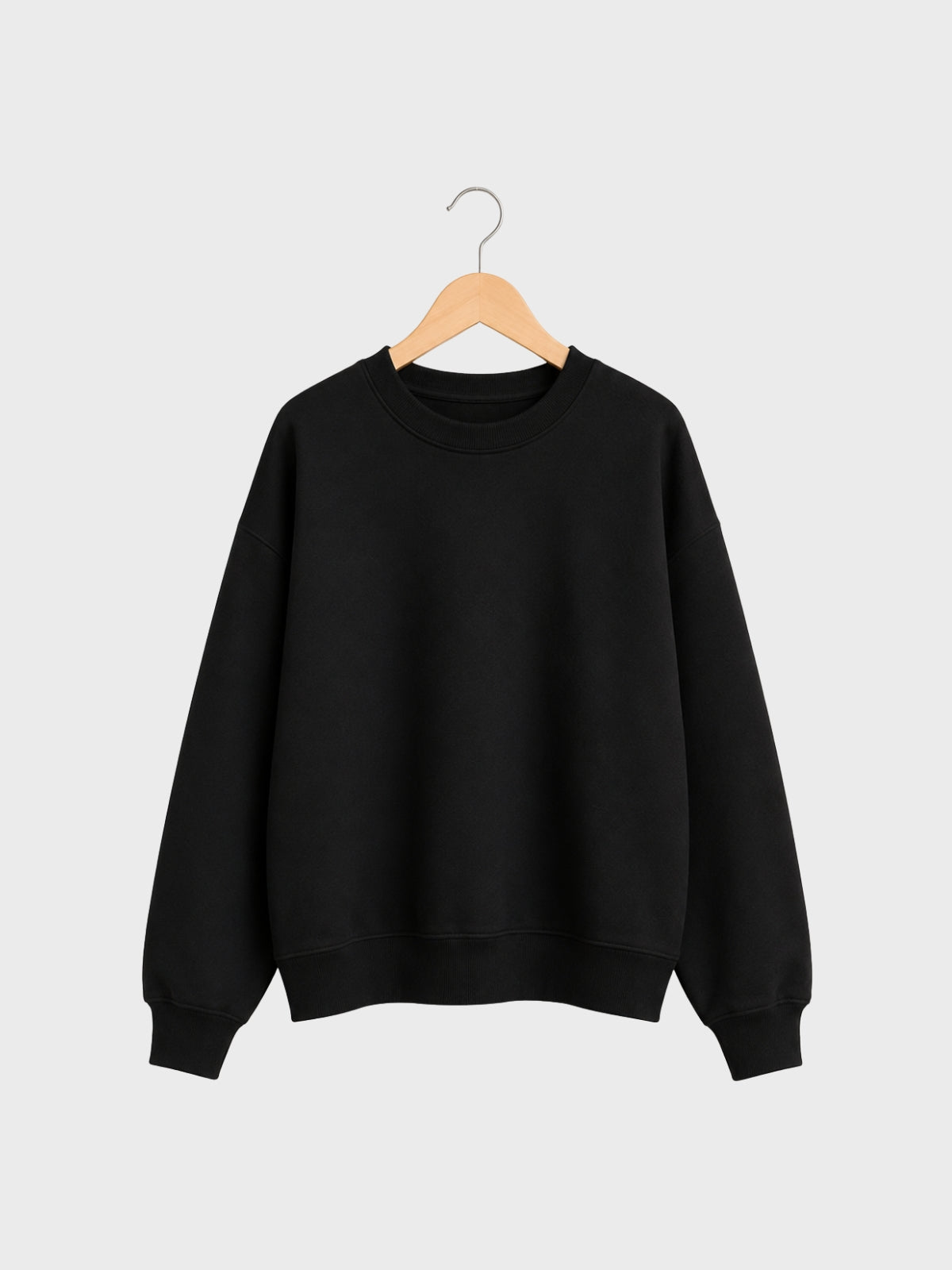 Classic Black Oversized Sweatshirt