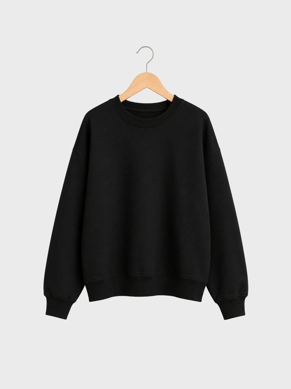 Black Oversized Sweatshirt