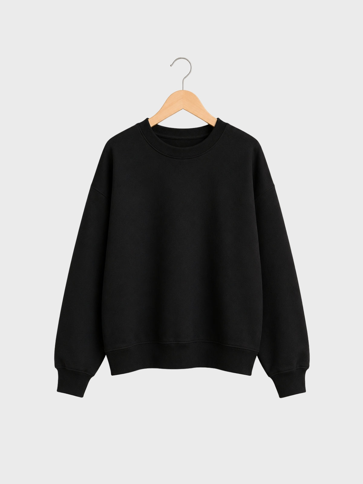 Black Oversized Sweatshirt