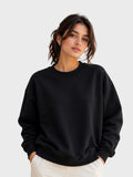 Black Oversized Sweatshirt