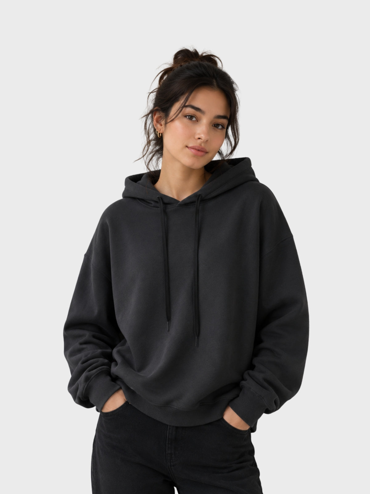 Classic Grey Oversized Hoodie