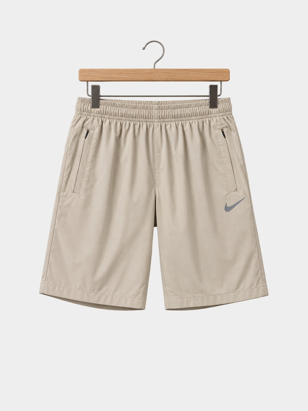 Men’s Beige Dry Fit 3/4 Shorts