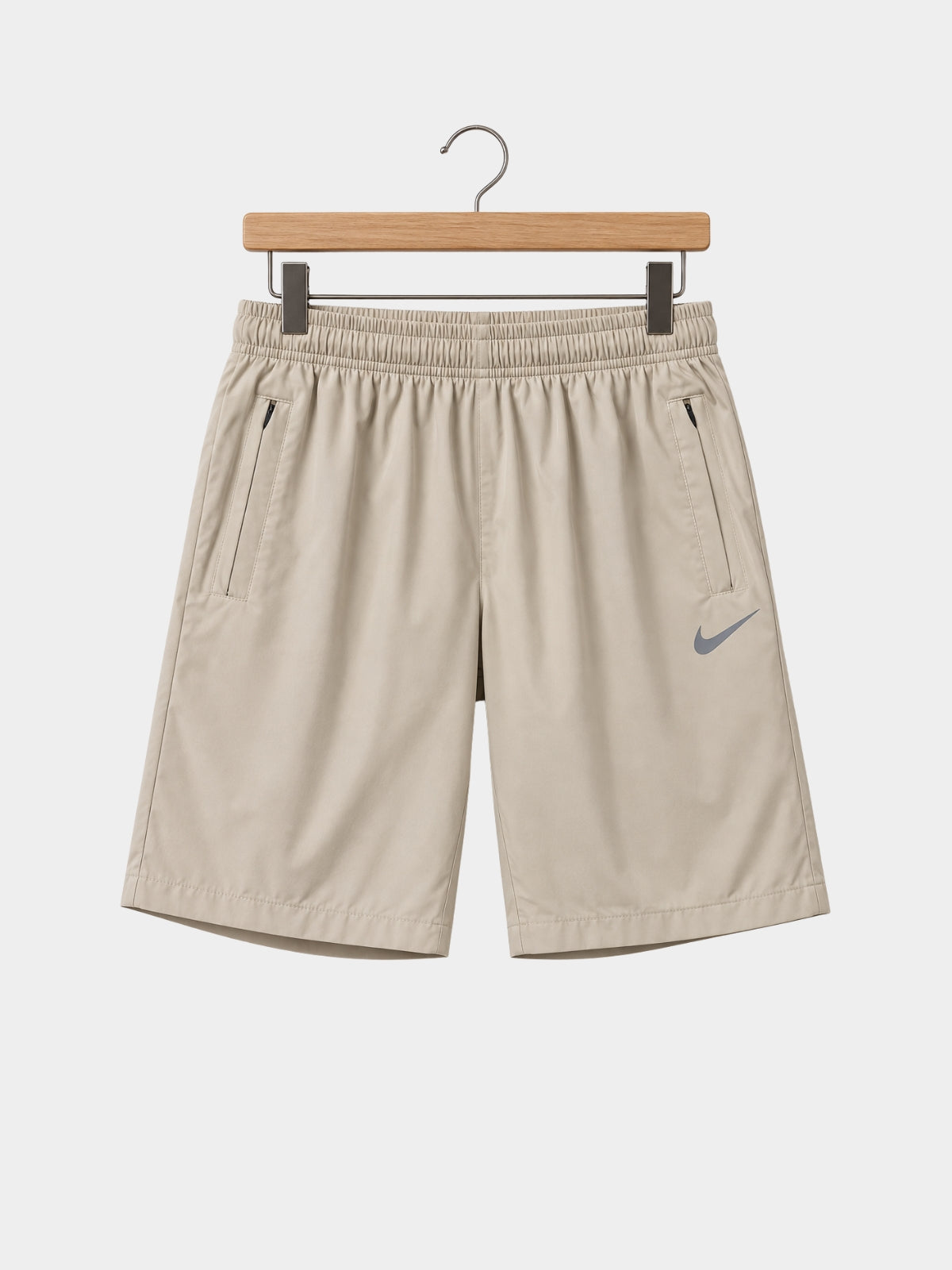 Men’s Beige Dry Fit 3/4 Shorts