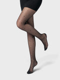 Black Polka Dot Sheer Tights