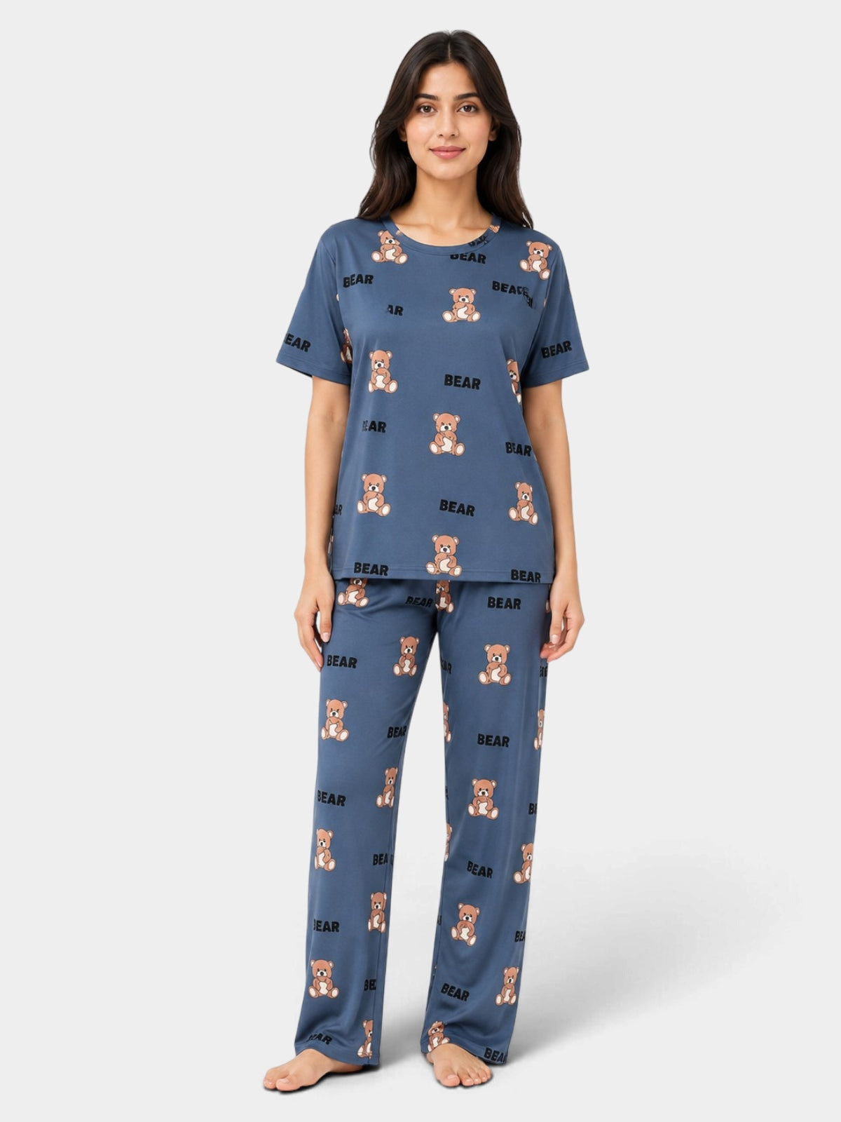 Blue Bear Comfort Night Suit