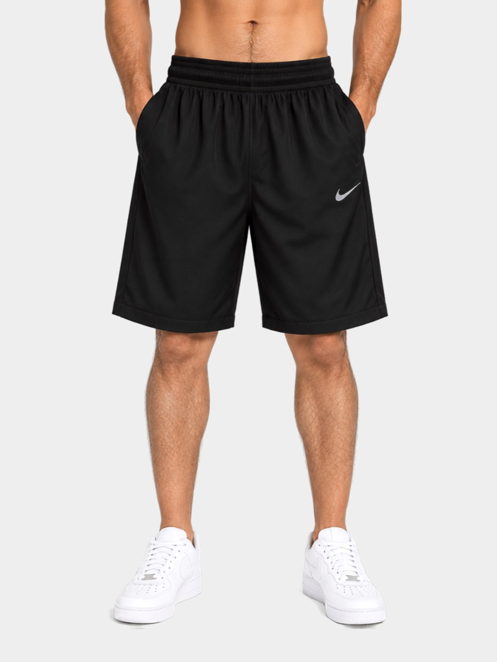 Men’s Black Dry Fit 3/4 Shorts