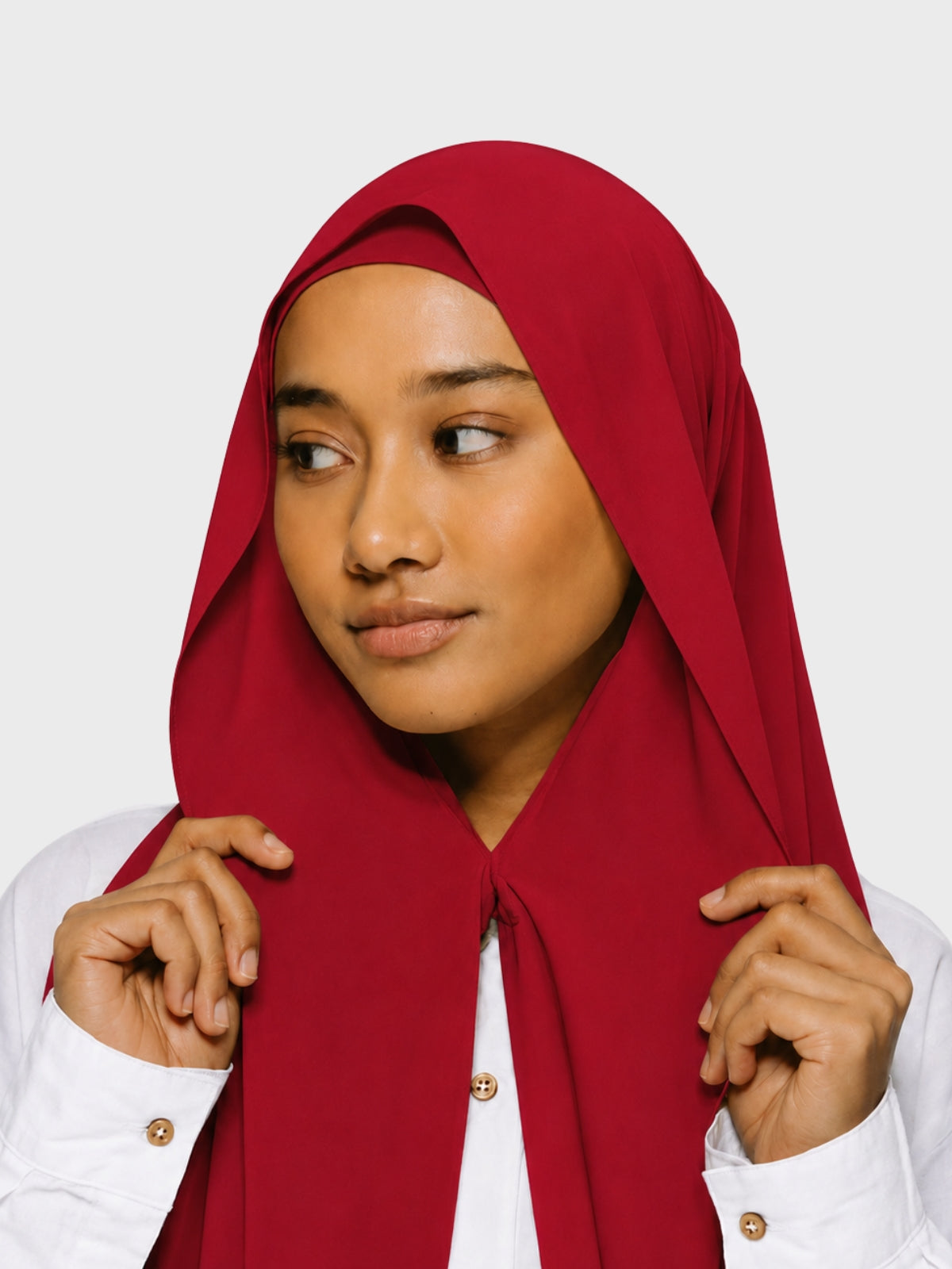 Red Grace Hijab
