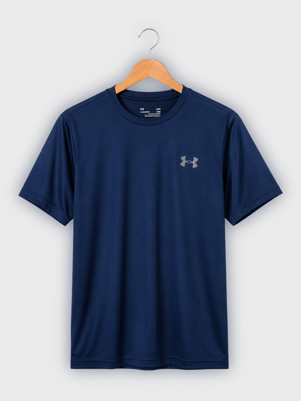 Navy Blue Dry-Fit Sports T-Shirt