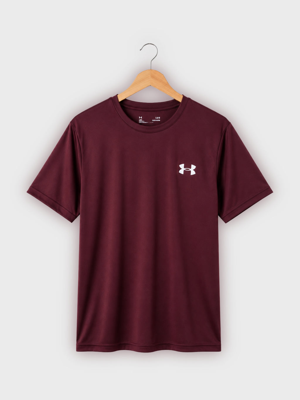 Maroon Dry-Fit Sports T-Shirt