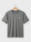 Grey Dry-Fit Sports T-Shirt