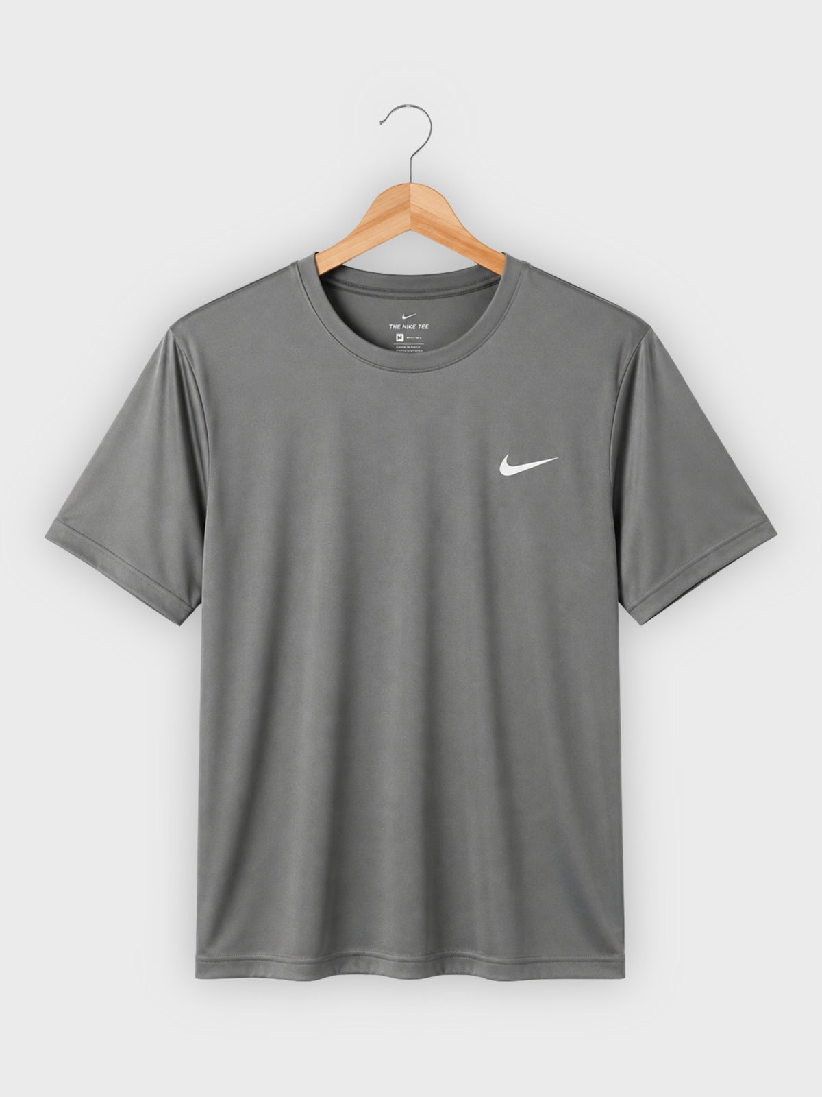 Grey Dry-Fit Sports T-Shirt